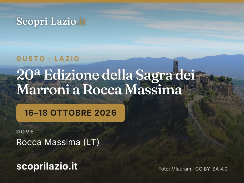 20ª Edizione della Sagra dei Marroni a Rocca Massima