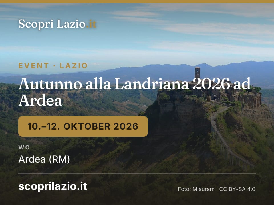 Autunno alla Landriana 2026 ad Ardea