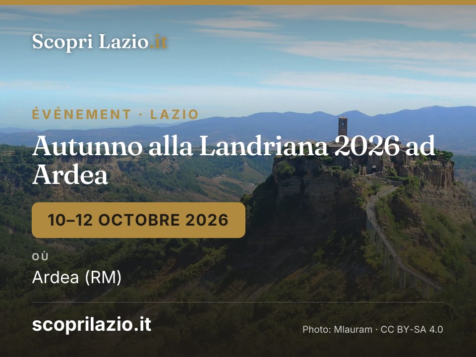 Autunno alla Landriana 2026 ad Ardea