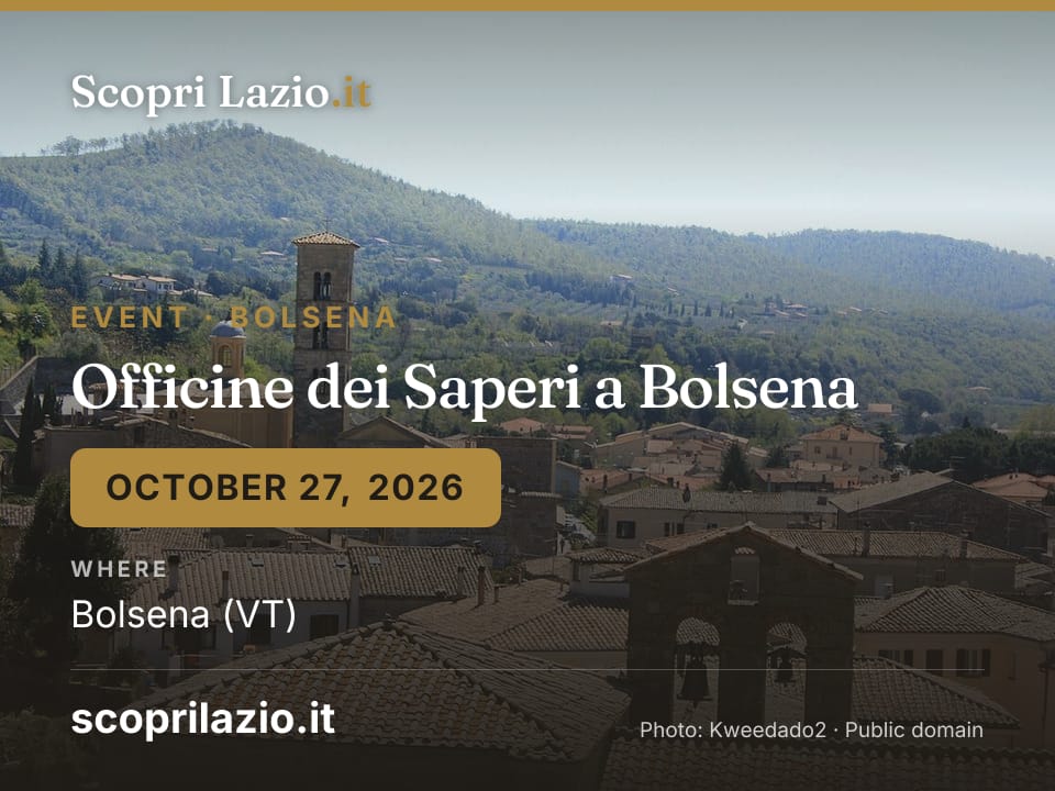 Officine dei Saperi a Bolsena