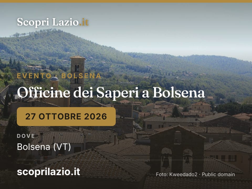 Officine dei Saperi a Bolsena
