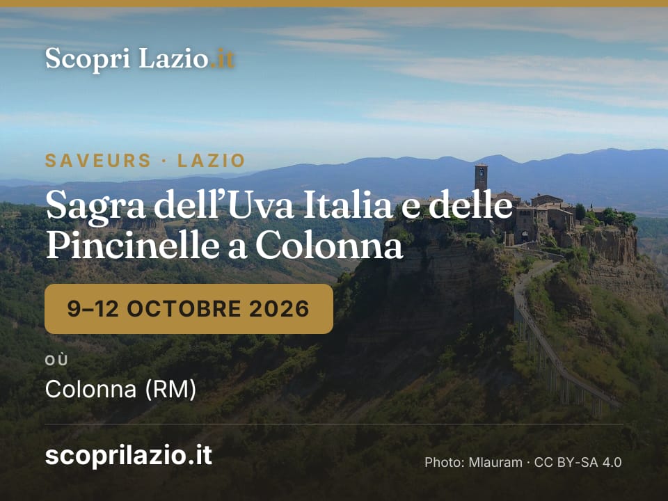 Sagra dell’Uva Italia e delle Pincinelle a Colonna